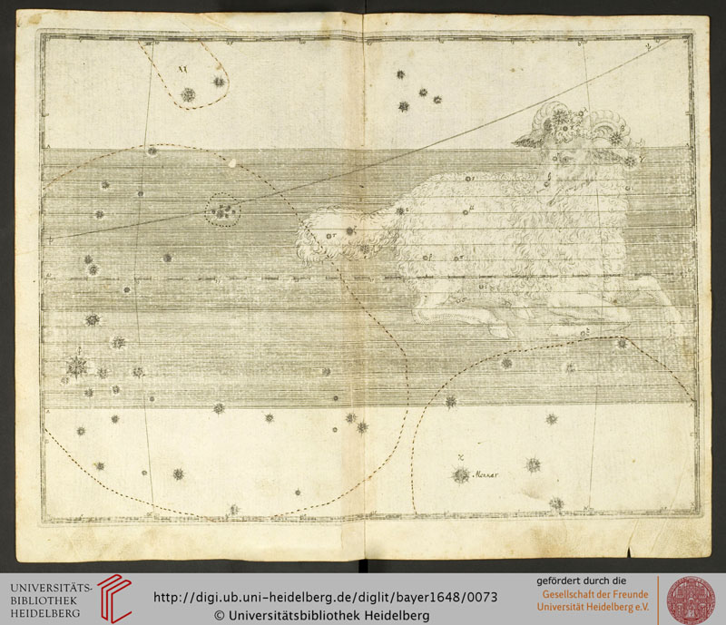 Овен в «Уранометрии»