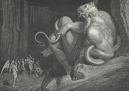 Минос судит грешников Минос судит грешников