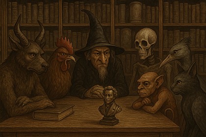 Чудовища в библиотеке<br>(по А.С. Пушкину)