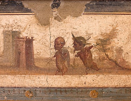 Пигмеи римская фреска